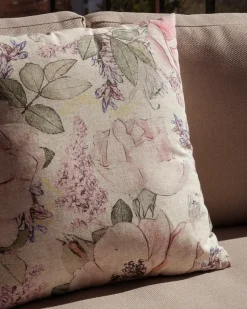 Set di 2 cuscini ZAHRIYE 45 x 45 cm Viola Trama floreale
