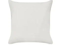 Set di 2 cuscini ZALEYA Cotone 45 x 45 cm Bianco Trama floreale