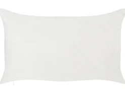 Set di 2 cuscini ZALEYA Cotone 30 x 50 cm Bianco Trama floreale