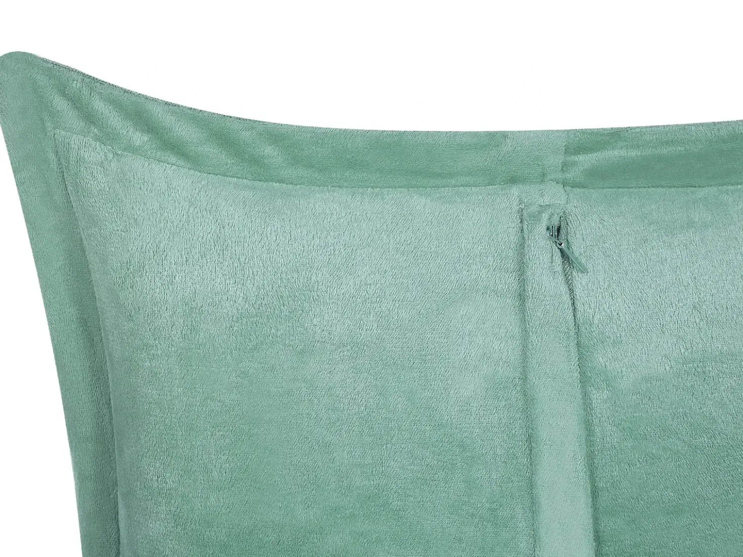 Set di 2 cuscini ZINNIA Velluto a coste 47 x 27 cm Verde chiaro Tinta unita