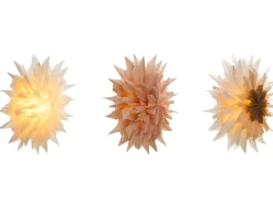 Set di 3 decorazioni da appendere LED FORSAN Stella 41 cm Multicolore