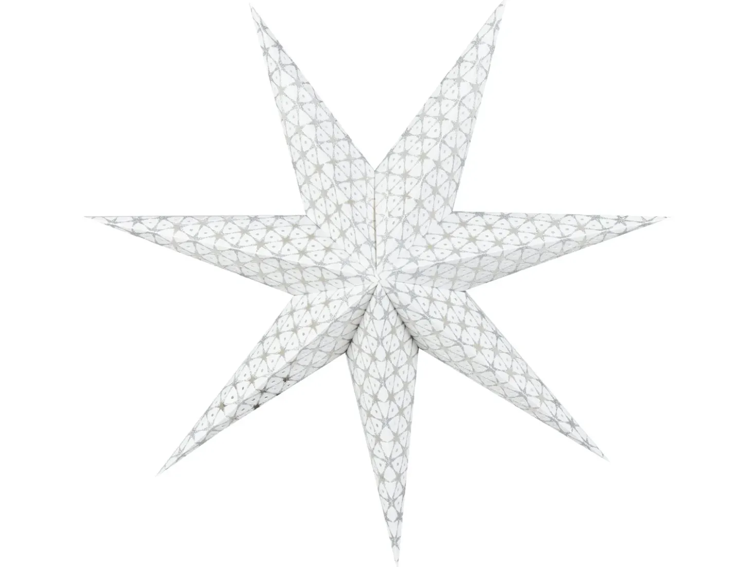 Set di 4 decorazioni da appendere LED TRISUL Stella 60 cm Multicolore