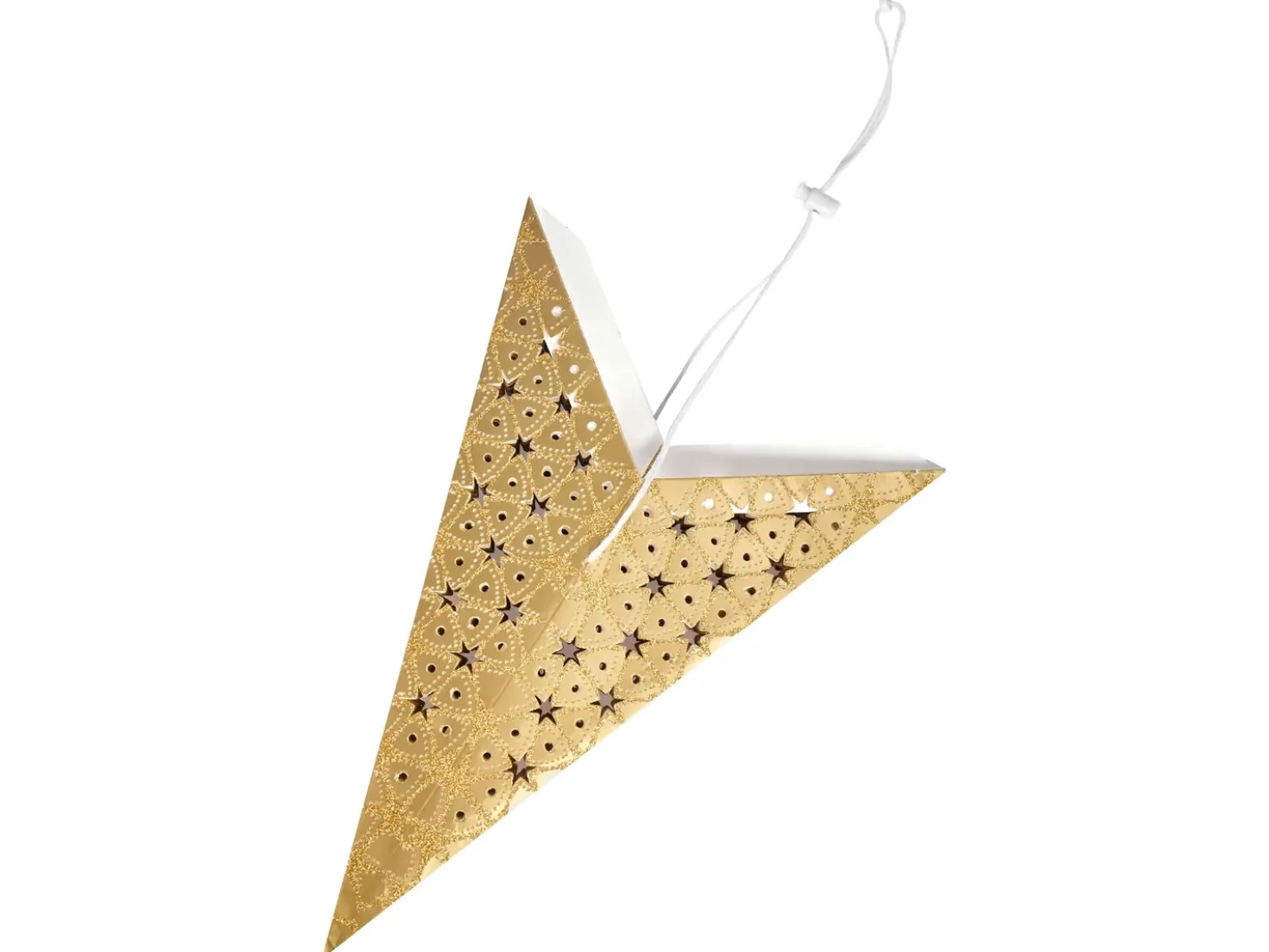 Set di 4 decorazioni da appendere LED TRISUL Stella 60 cm Multicolore