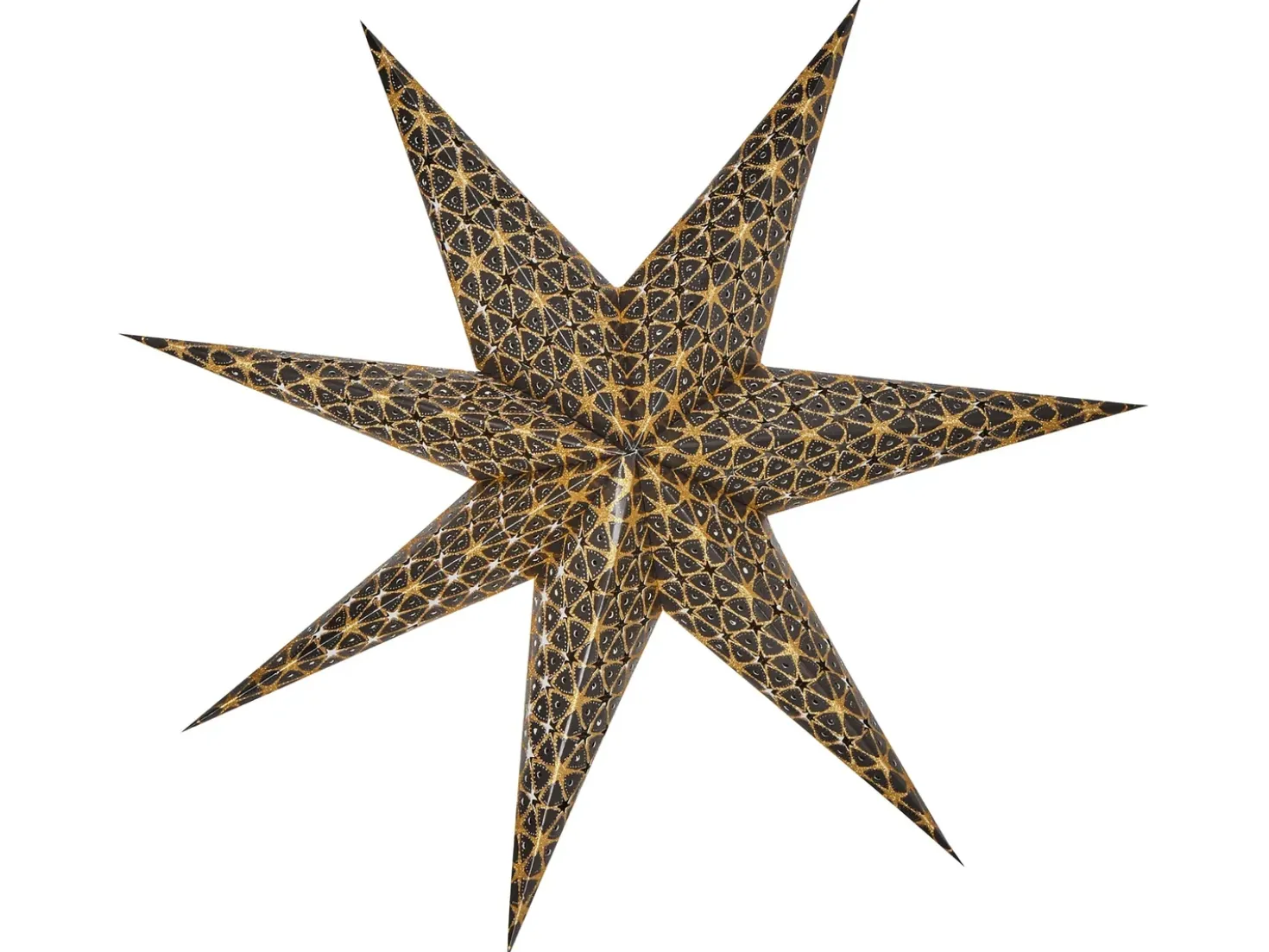 Set di 4 decorazioni da appendere LED TRISUL Stella 60 cm Multicolore