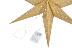 Set di 4 decorazioni da appendere LED TRISUL Stella 60 cm Multicolore