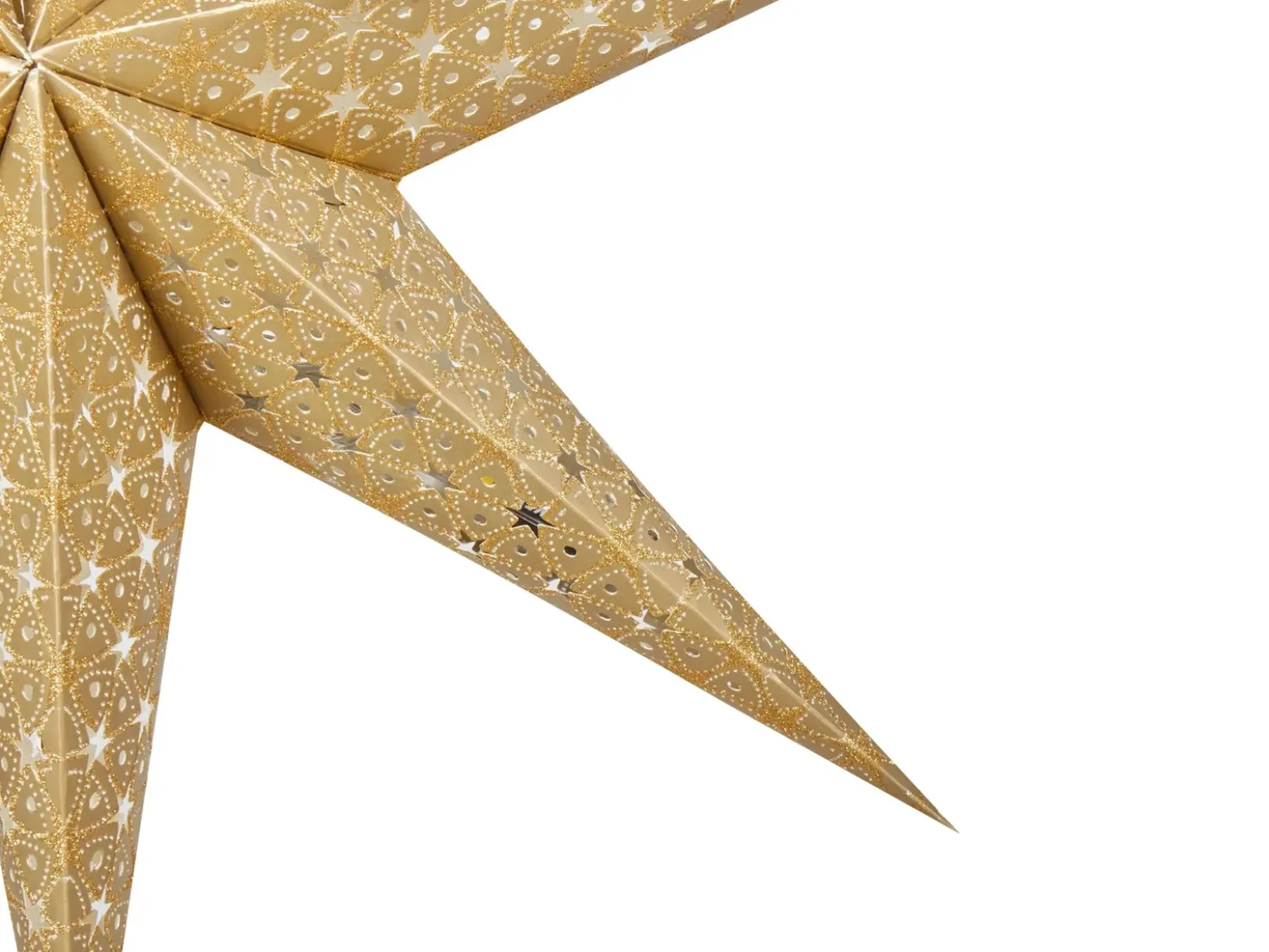 Set di 4 decorazioni da appendere LED TRISUL Stella 60 cm Multicolore