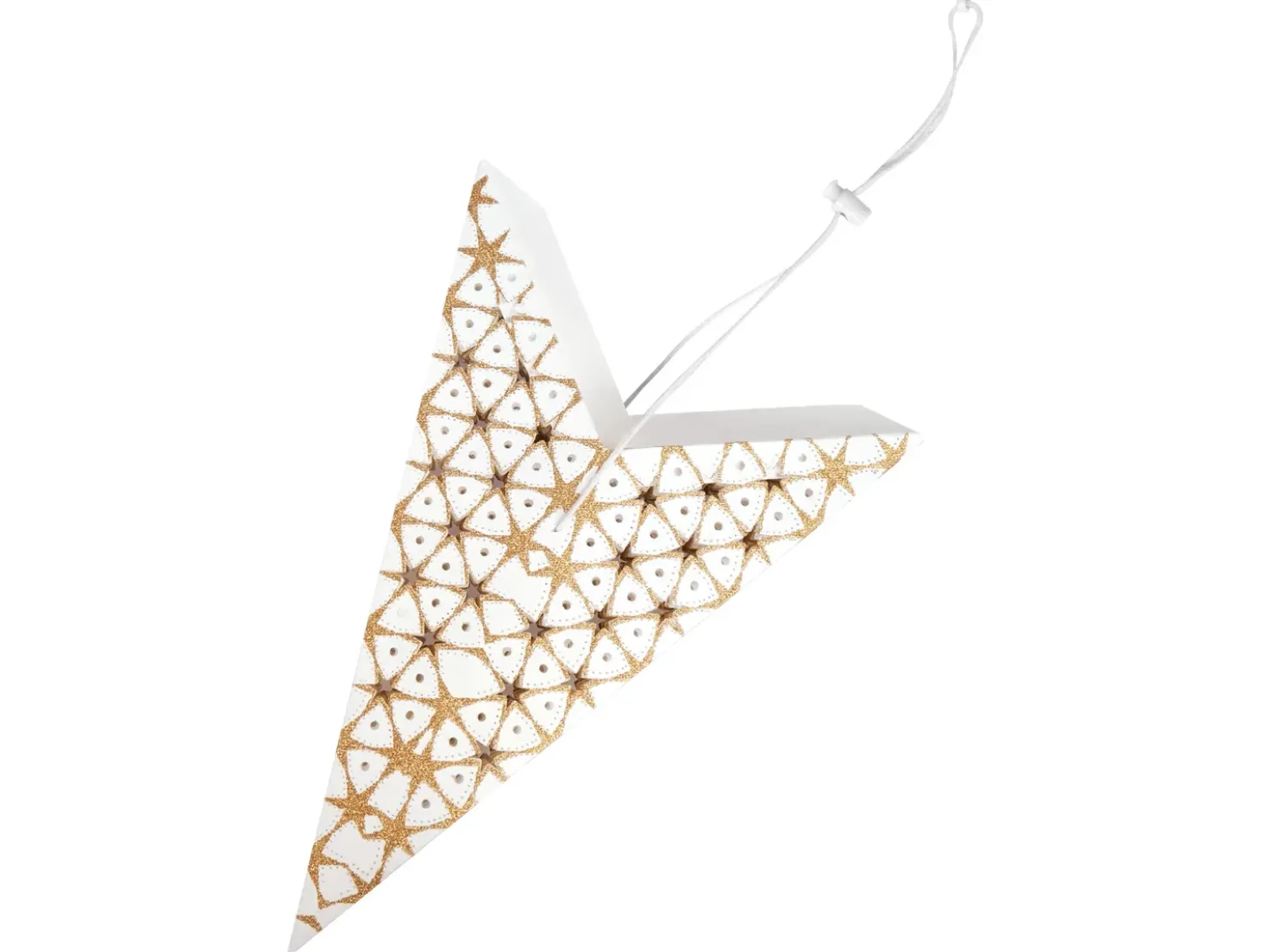 Set di 4 decorazioni da appendere LED TRISUL Stella 60 cm Multicolore