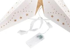Set di 2 decorazioni da appendere LED MOTTI Stella 45 cm Bianco
