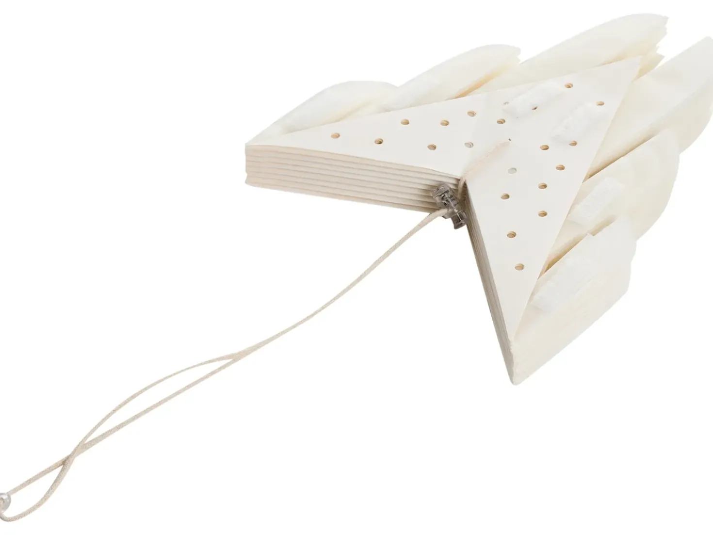 Set di 3 decorazioni da appendere LED GROVLAN Stella 41 cm Multicolore