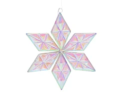 Set di 3 decorazioni da appendere RENSJON Stella 25/35/46 cm Multicolore