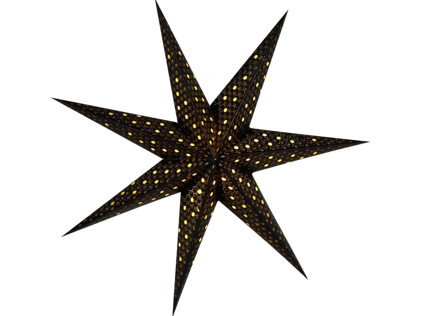 Set di 4 decorazioni da appendere LED KAMET Stella 60 cm Multicolore