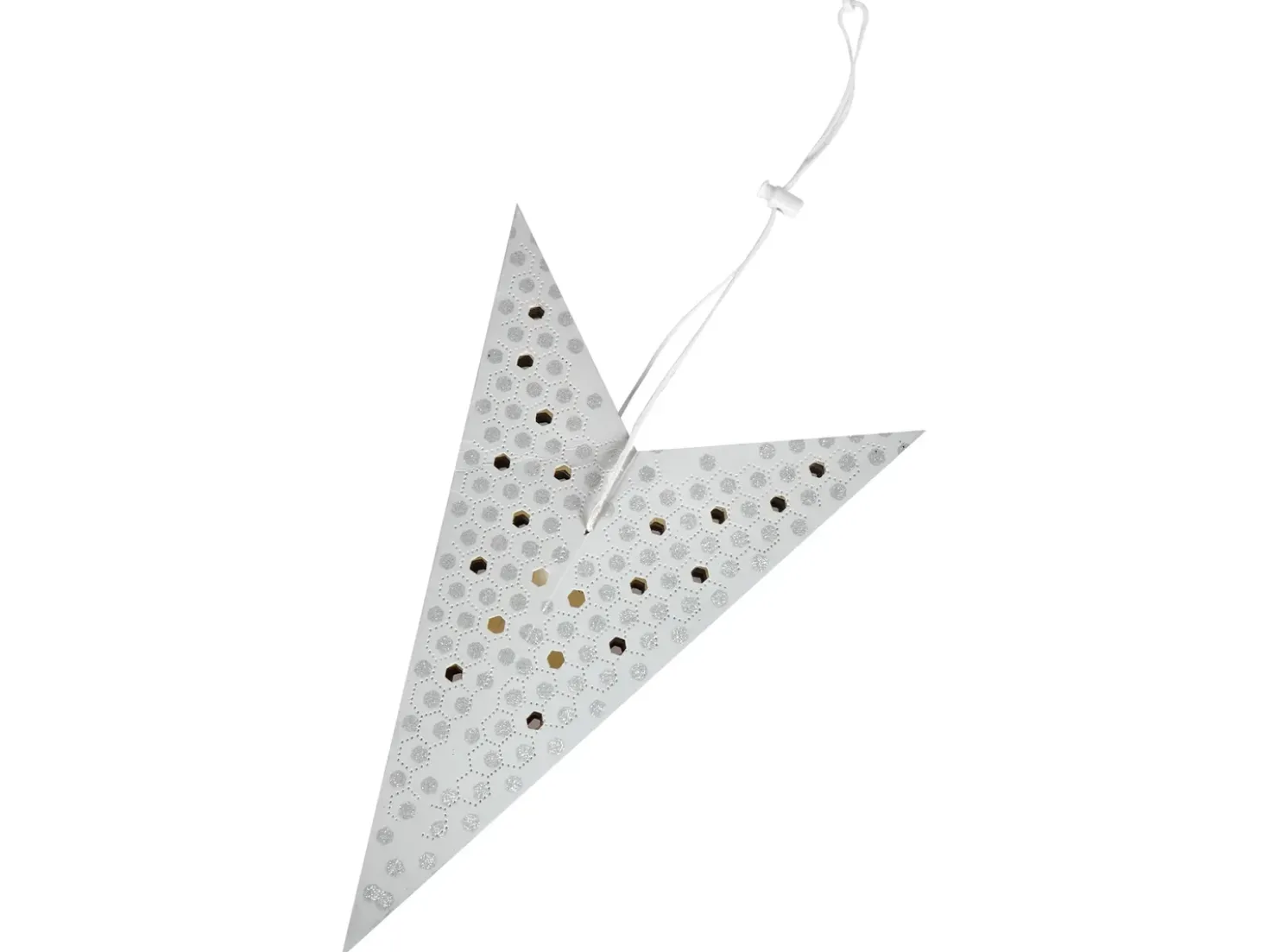 Set di 4 decorazioni da appendere LED KAMET Stella 60 cm Multicolore