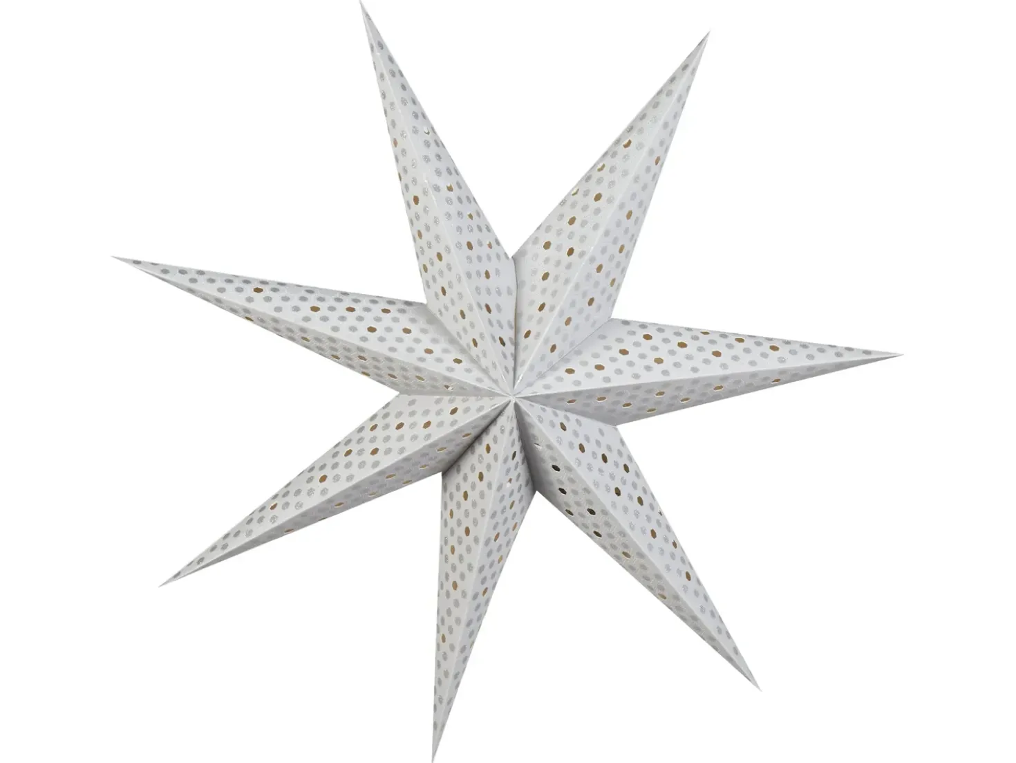 Set di 4 decorazioni da appendere LED KAMET Stella 60 cm Multicolore