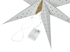 Set di 4 decorazioni da appendere LED KAMET Stella 60 cm Multicolore
