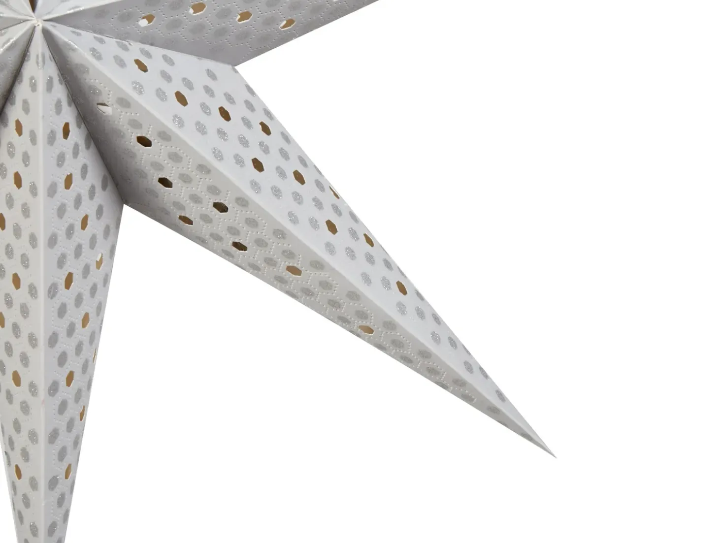 Set di 4 decorazioni da appendere LED KAMET Stella 60 cm Multicolore
