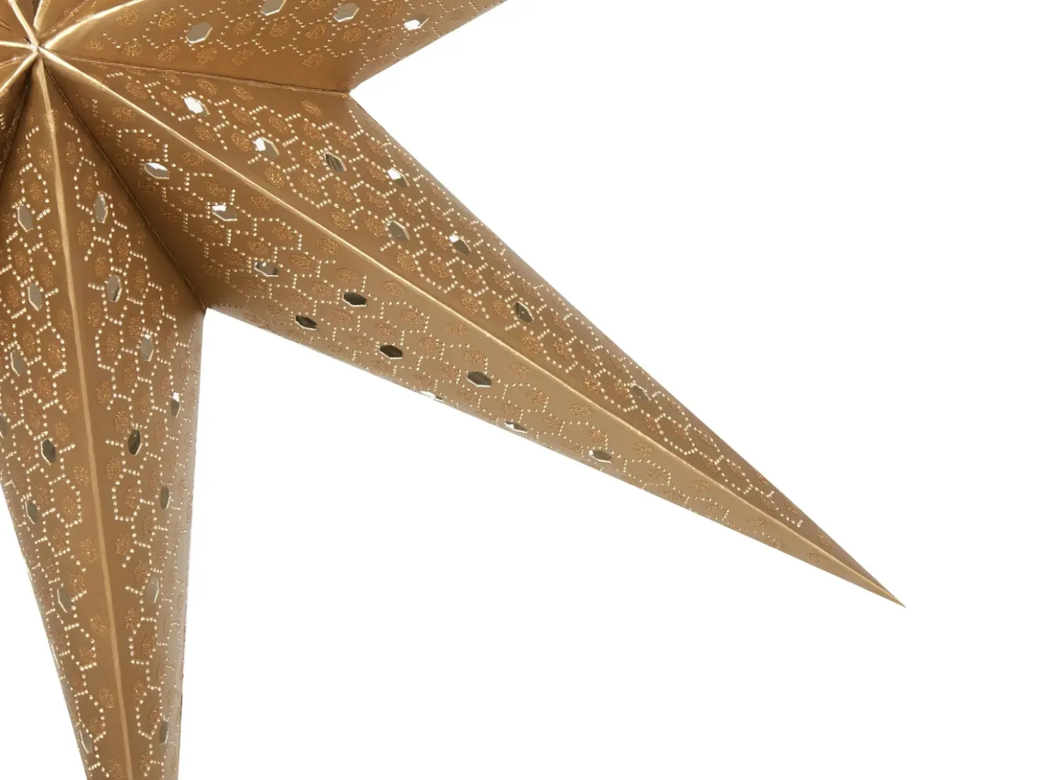 Set di 4 decorazioni da appendere LED KAMET Stella 60 cm Multicolore