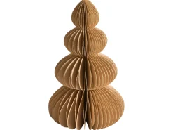 Set di 6 decorazioni natalizie RANELVA Albero di Natale 14/19/25 cm Marrone/Beige