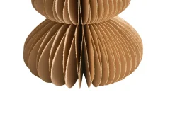 Set di 6 decorazioni natalizie RANELVA Albero di Natale 14/19/25 cm Marrone/Beige