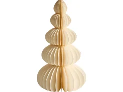 Set di 6 decorazioni natalizie RANELVA Albero di Natale 14/19/25 cm Marrone/Beige