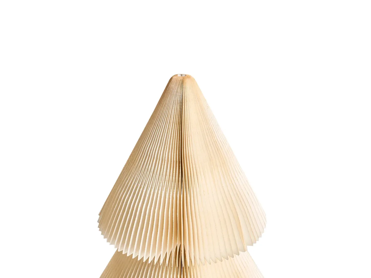 Set di 2 decorazioni natalizie VEFSNA Albero di Natale 90/122 cm Beige
