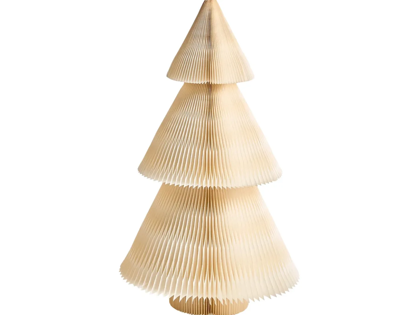Set di 2 decorazioni natalizie VEFSNA Albero di Natale 90/122 cm Beige