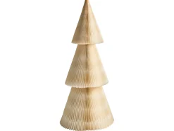 Set di 2 decorazioni natalizie VEFSNA Albero di Natale 90/122 cm Beige