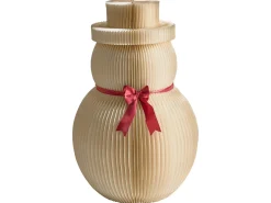 Set di 2 decorazioni natalizie KLARALVEN Pupazzo di neve 90/124 cm Beige