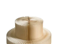 Set di 2 decorazioni natalizie KLARALVEN Pupazzo di neve 90/124 cm Beige