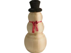 Set di 2 decorazioni natalizie KLARALVEN Pupazzo di neve 90/124 cm Beige