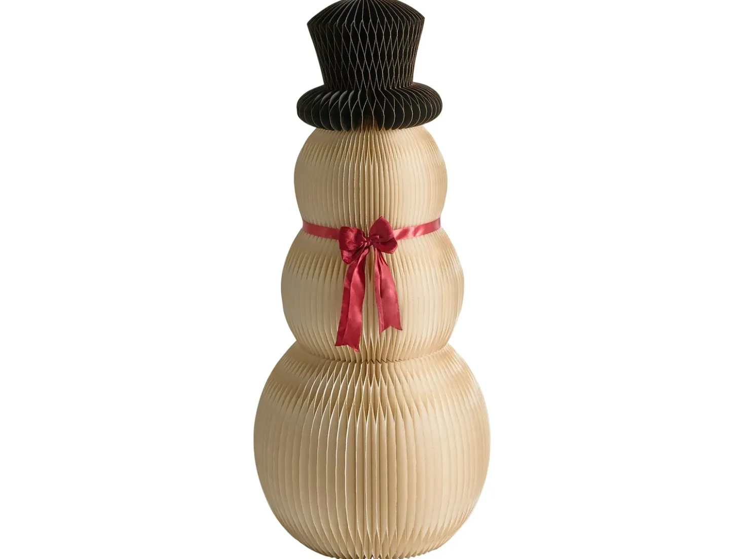 Set di 2 decorazioni natalizie KLARALVEN Pupazzo di neve 90/124 cm Beige