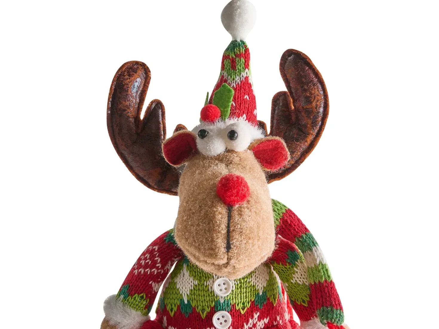 Set di 2 decorazioni natalizie VATNDALSVATNET Renna 38 cm Multicolore