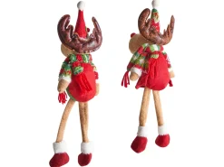 Set di 2 decorazioni natalizie VATNDALSVATNET Renna 38 cm Multicolore