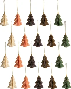 Set di 20 decorazioni per l'albero di Natale GUDENA Carta Multicolore