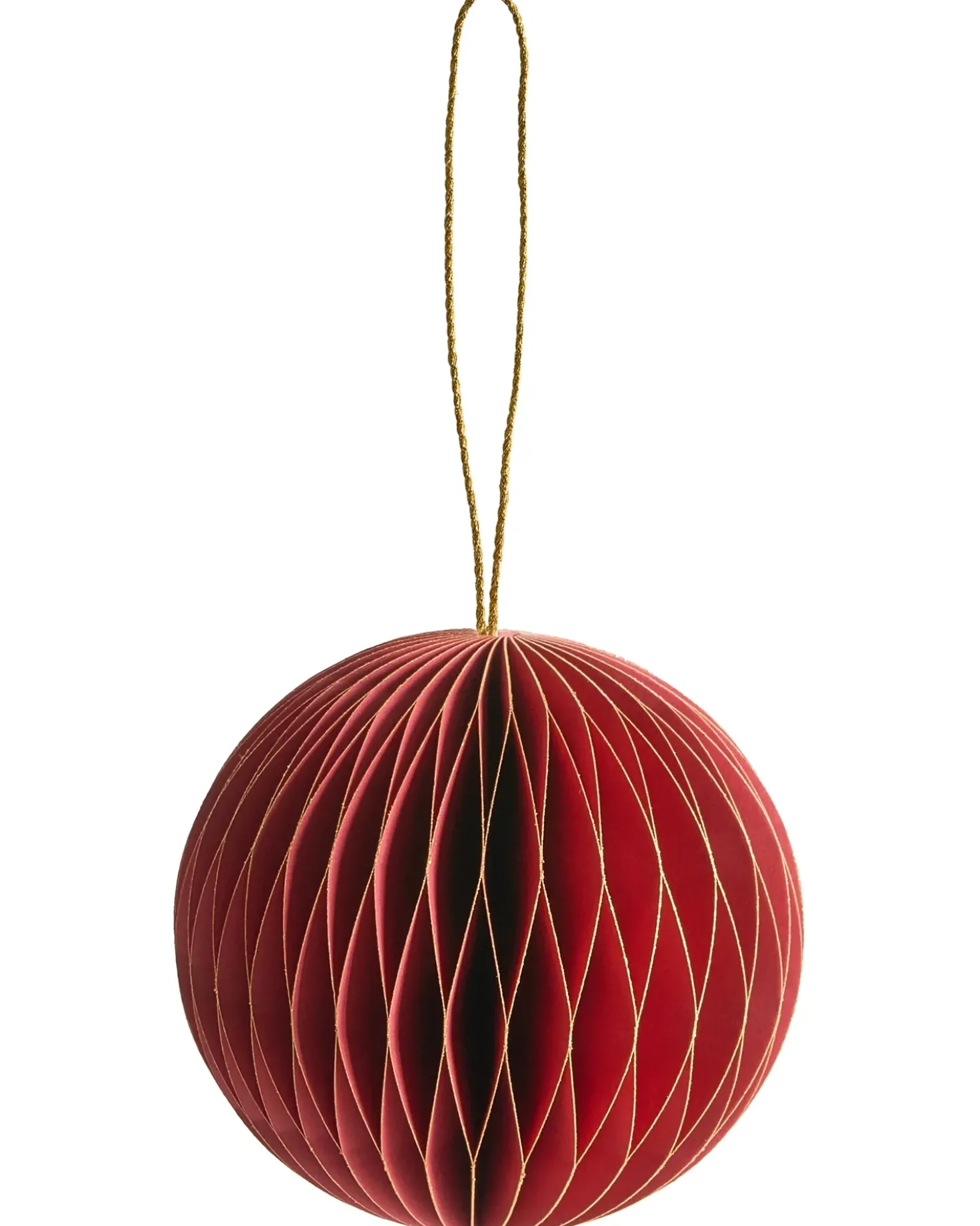 Set di 18 decorazioni per l'albero di Natale SUSA Carta Rosso