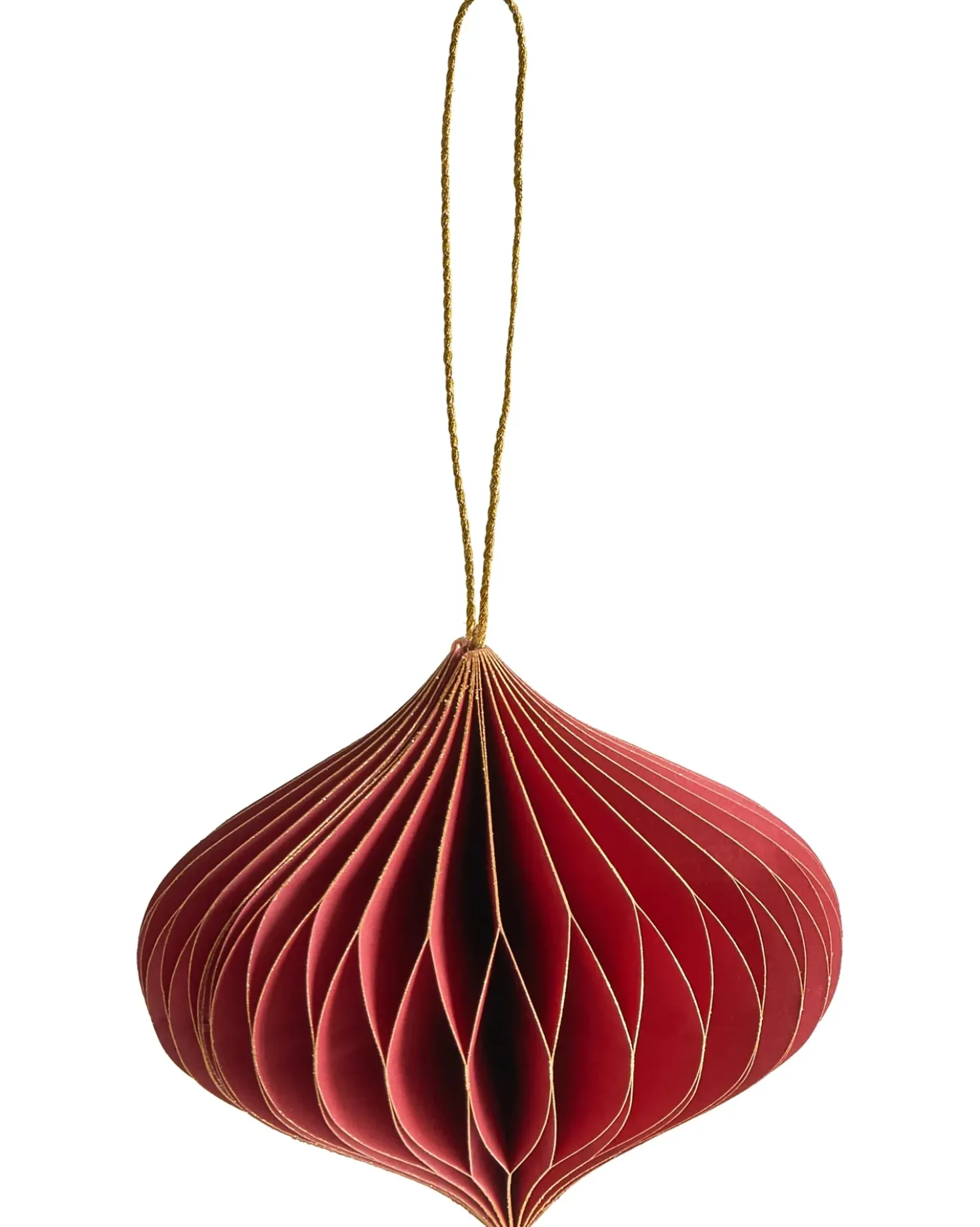 Set di 18 decorazioni per l'albero di Natale SUSA Carta Rosso