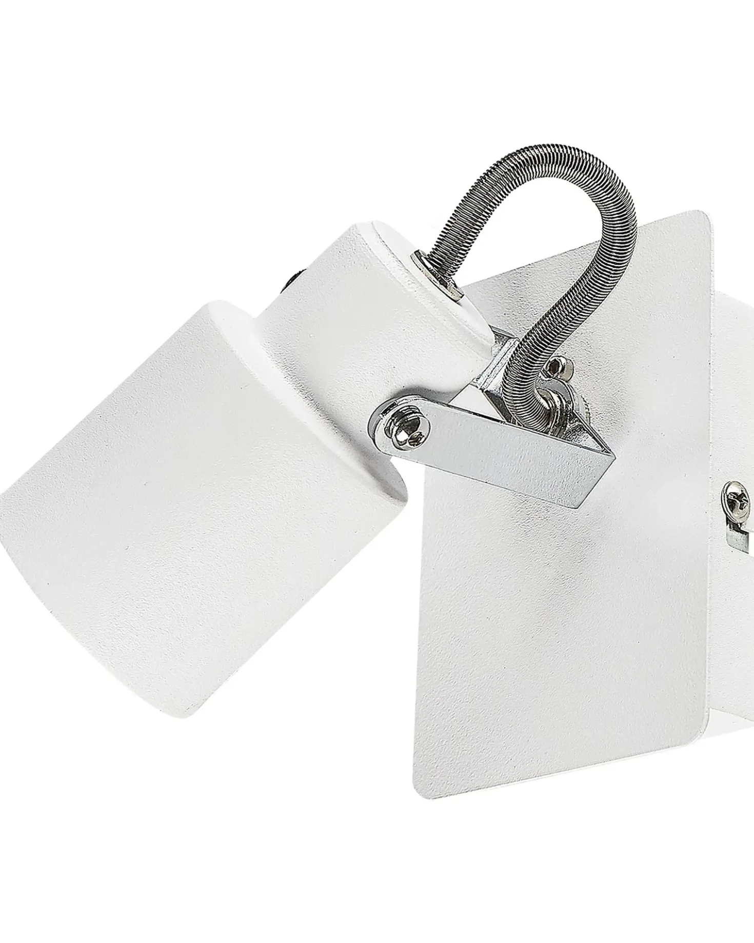 Set di 2 faretti BONTE Regolabile Metallo Bianco