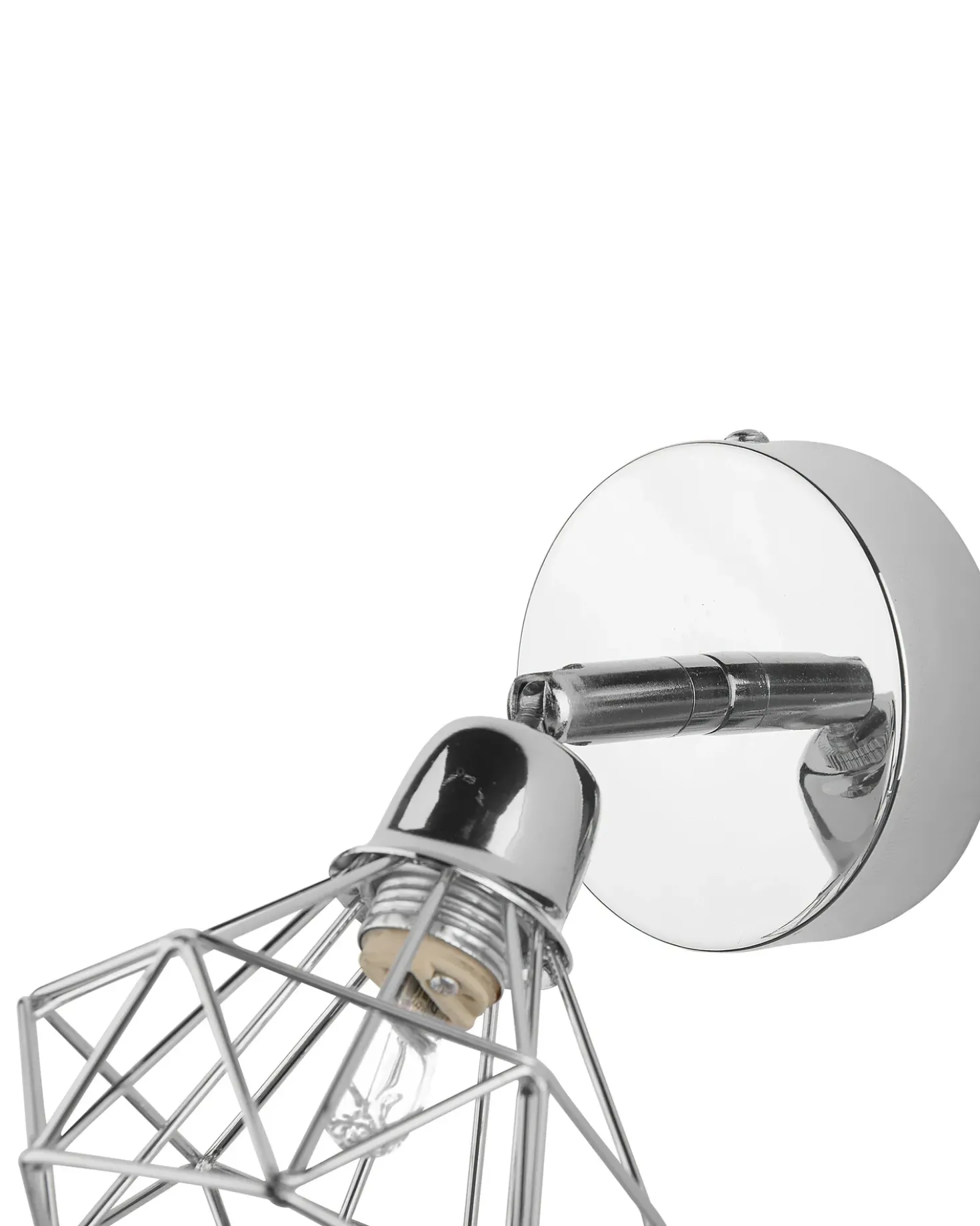 Set di 2 faretti ERMA Regolabile Metallo Argento