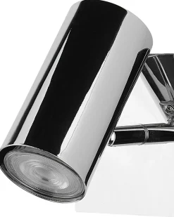 Set di 2 faretti ROSETTA Regolabile Metallo Argento