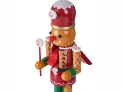Set di 2 figure GRANSJON Schiaccianoci 35 cm Arancione