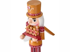 Set di 2 figure GRANSJON Schiaccianoci 35 cm Arancione