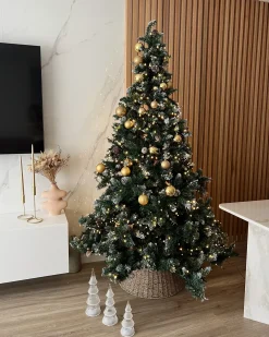 Set di 3 figure LED KIERINKI Albero di Natale 22/27/33 cm Bianco