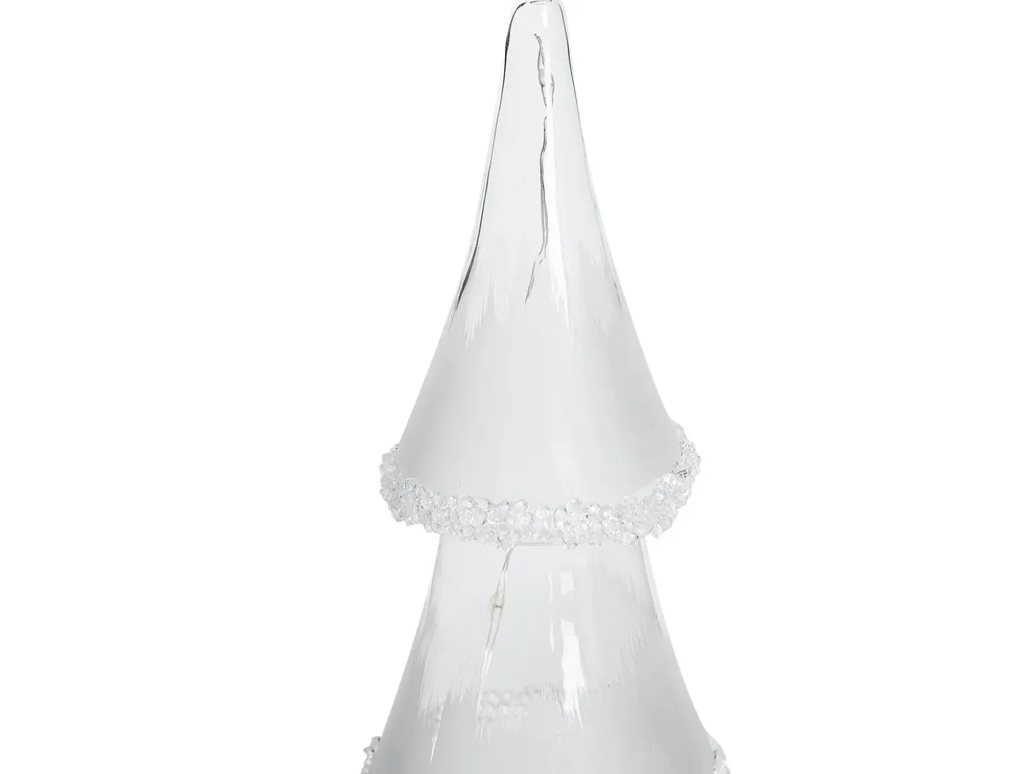 Set di 3 figure LED KIERINKI Albero di Natale 22/27/33 cm Bianco