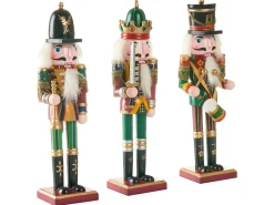 Set di 3 figure LJUSNAN Schiaccianoci 30 cm Verde scuro