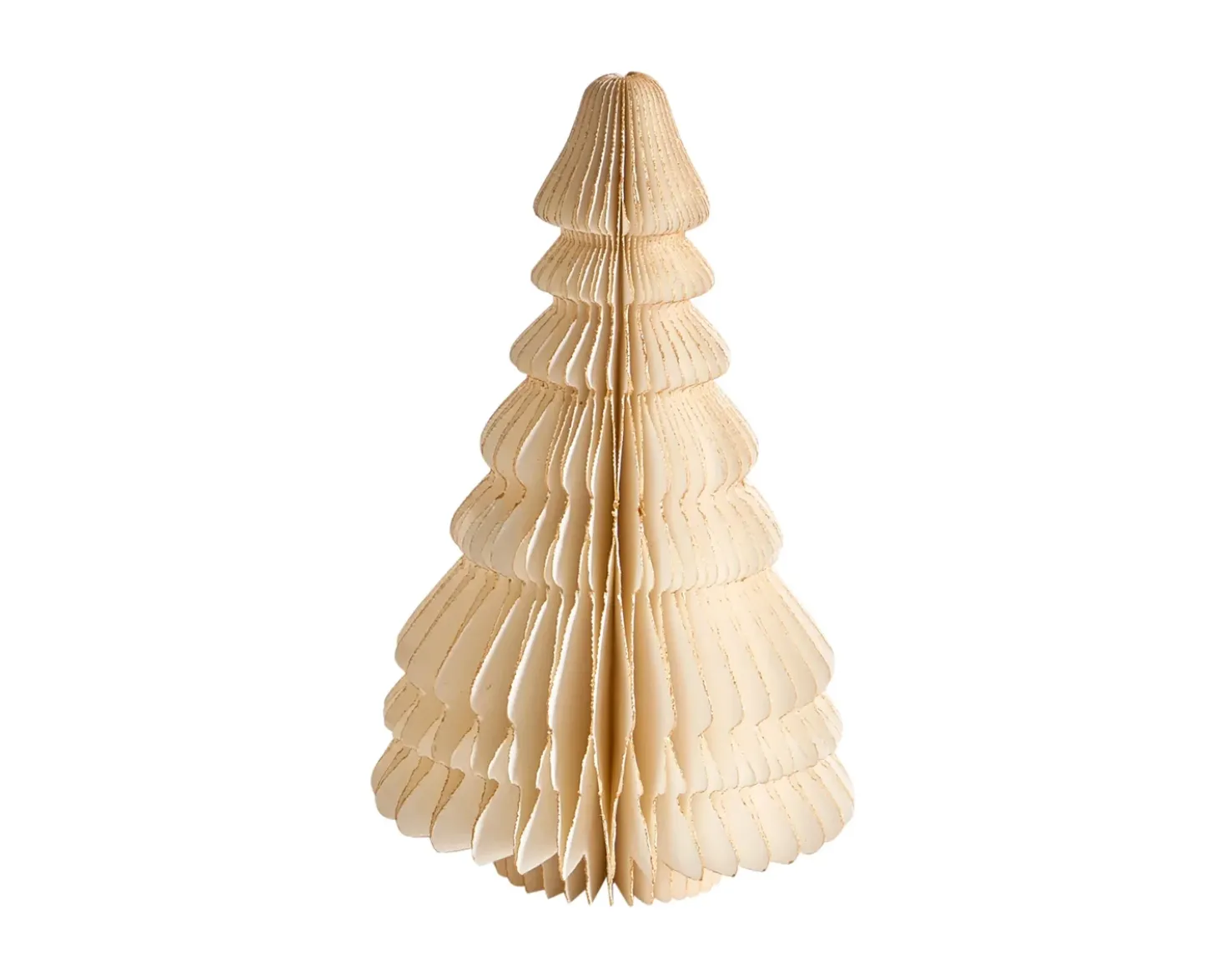 Set di 2 figure SKJOMA Albero di Natale 15/20 cm Beige
