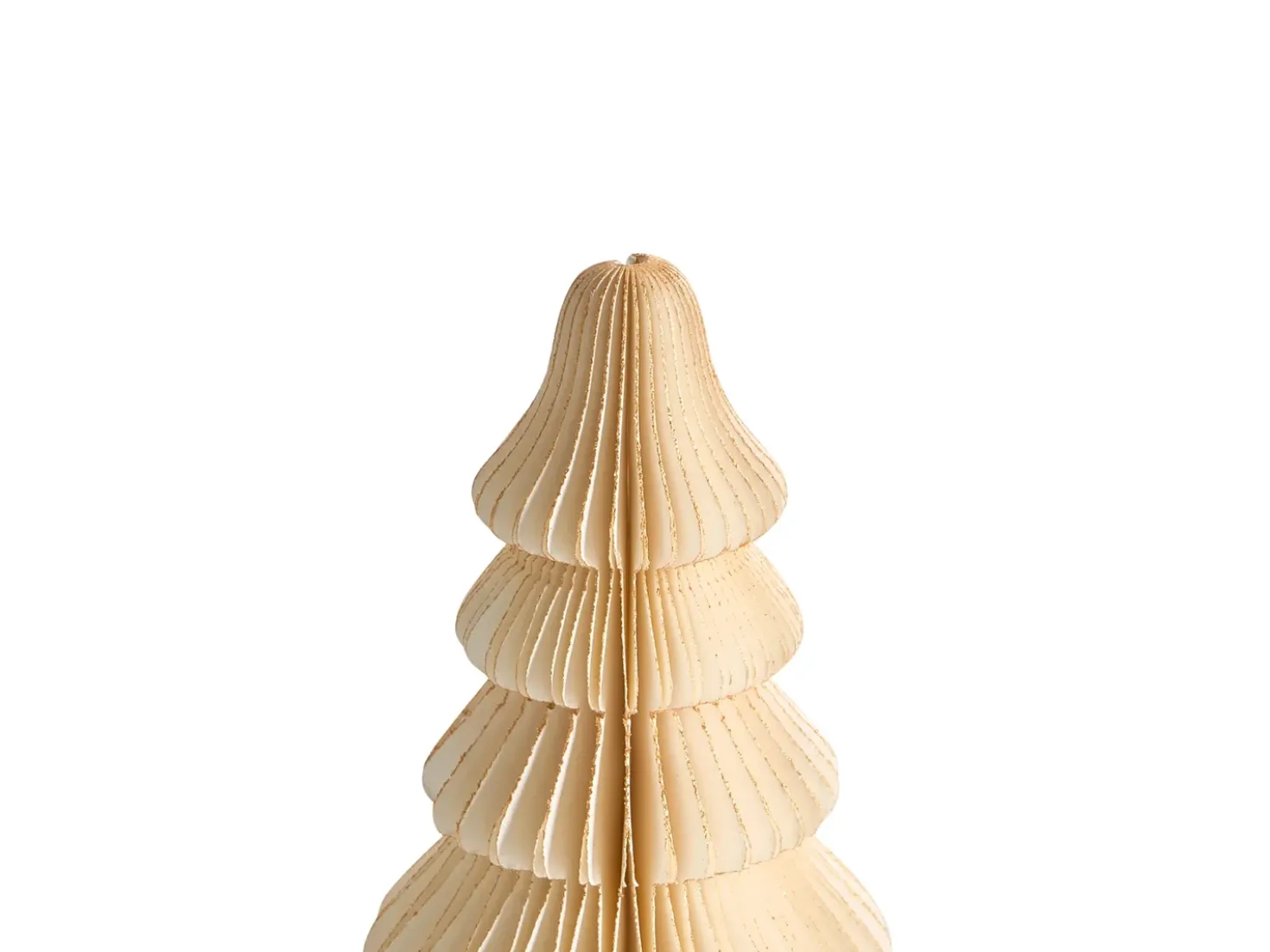 Set di 2 figure SKJOMA Albero di Natale 15/20 cm Beige