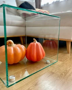 Set di 2 figure Zucca CHALKIDA Arancione