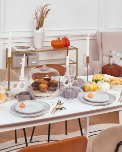 Set di 2 figure Zucca CHALKIDA Arancione