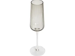 Set di 4 flûte da champagne QUARTZ 230 ml Grigio