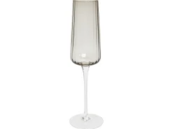 Set di 4 flûte da champagne QUARTZ 230 ml Grigio