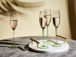 Set di 4 flûte da champagne DIOPSIDE 200 ml Rosa